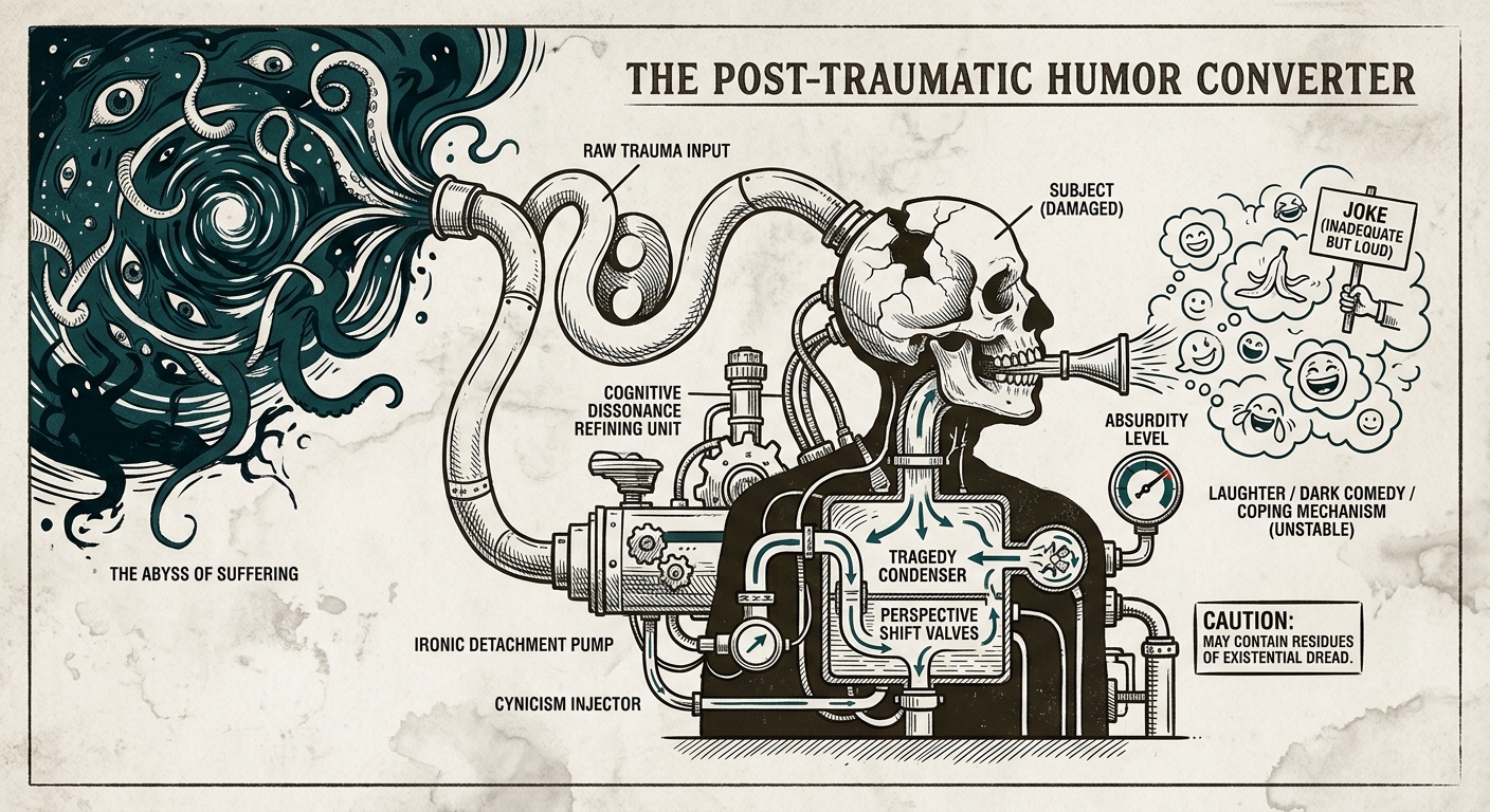 Illustration for How I Learned to Make Trauma Funny